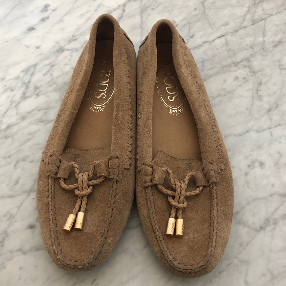 Tod’s suede moccasin shoe